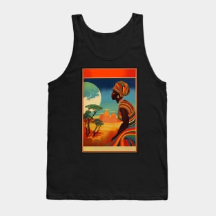 vintage travel of africa Tank Top